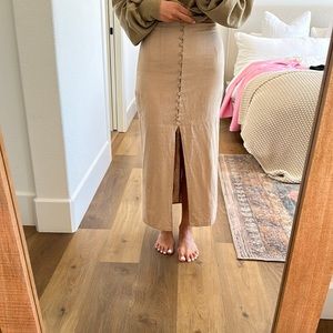 Zara linen style skirt